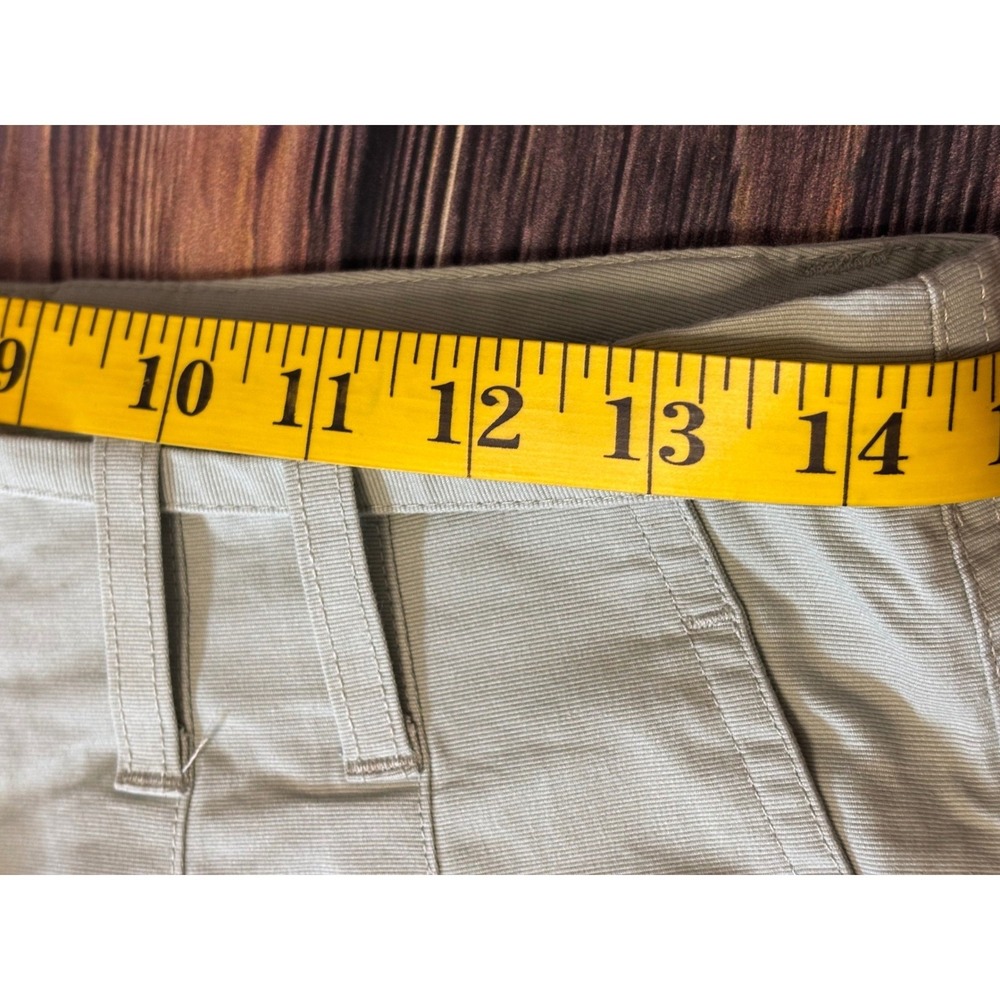A New Day Cropped Pants Womens 4 Light Blue Wide Leg Drawstring Waist Pockets - Picture 10 of 12
